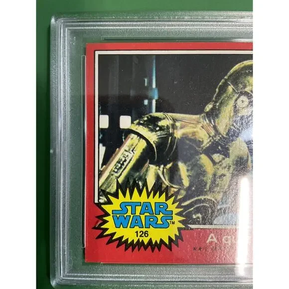 Star Wars 1977 A Quizzical Threepio! #126 PSA 7 CERT#65314215 - Picture 6 of 12
